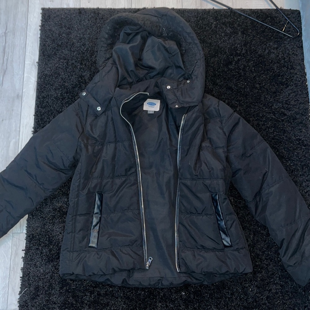OldNavy Black Puffer Coat